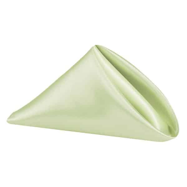 Sleek Satin Napkin 20″x20″ – Sage Green | Rental Sleek Satin Napkin 20″x20″ – Sage Green | Rental