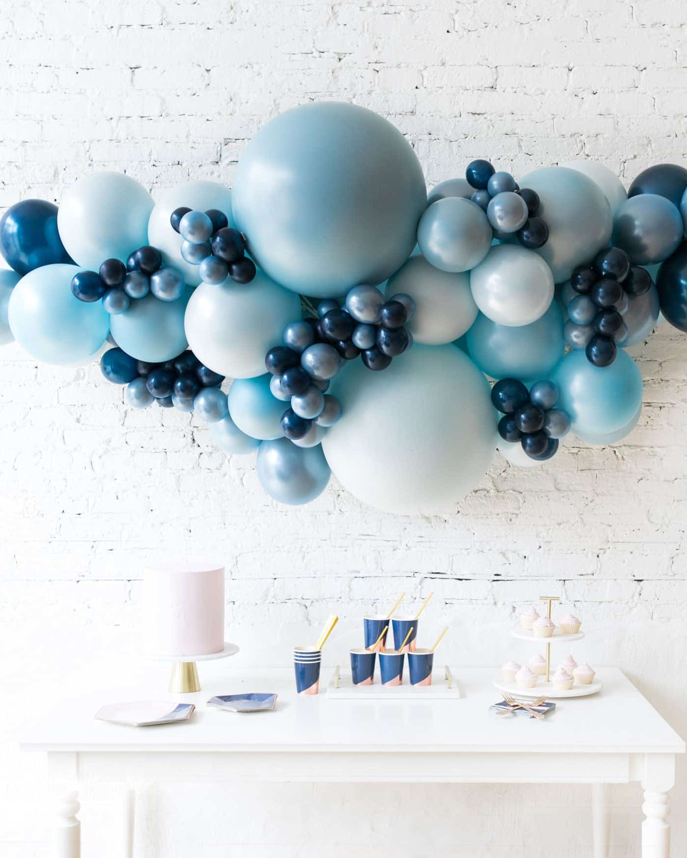 Soft Blue Palette Balloon Garland | Rental Soft Blue Palette Balloon Garland | Rental