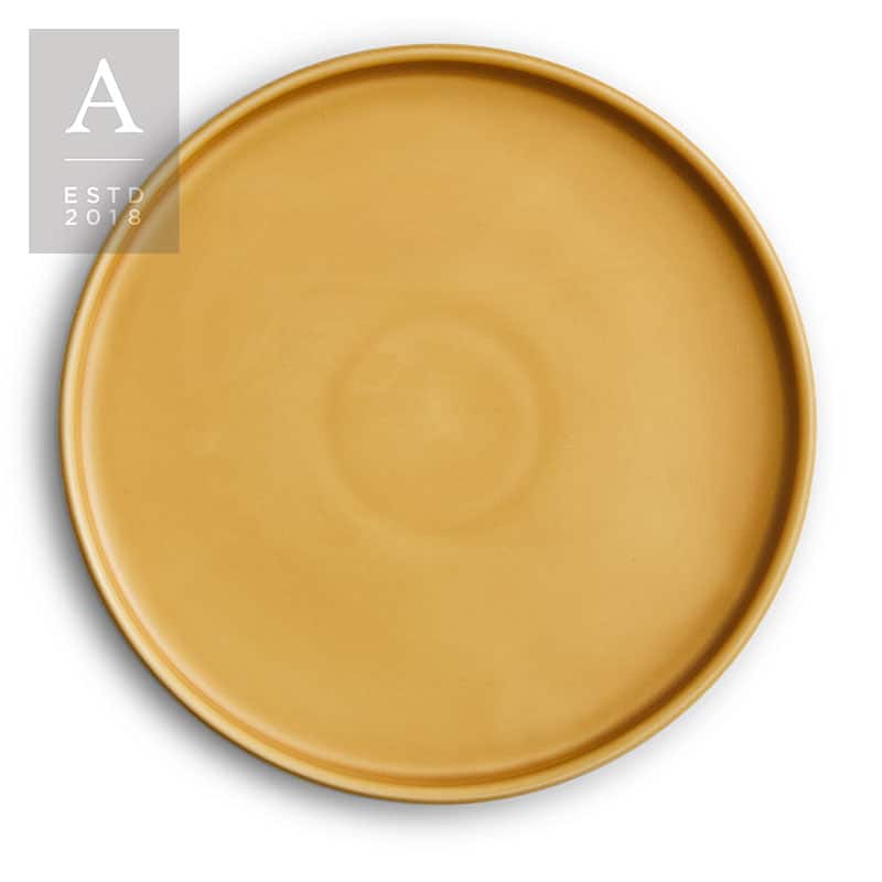 Kaleb Honey Stoneware Charger Plate | Rental Kaleb Honey Stoneware Charger Plate | Rental