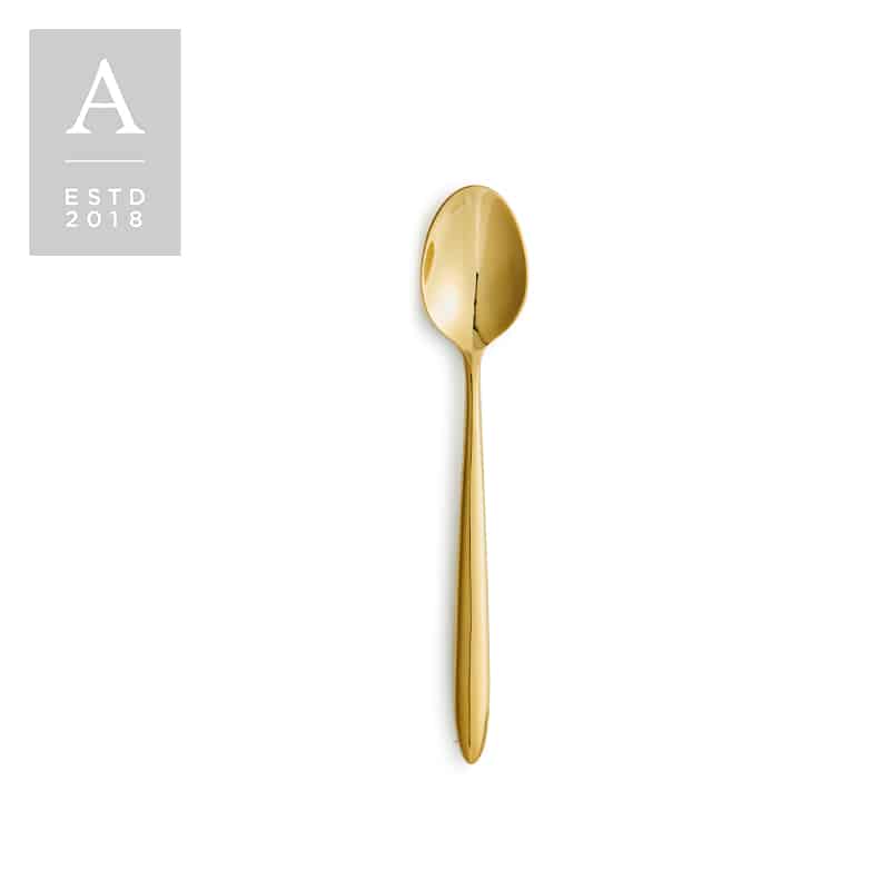 Muse Gold Mirror Teaspoon | Rental