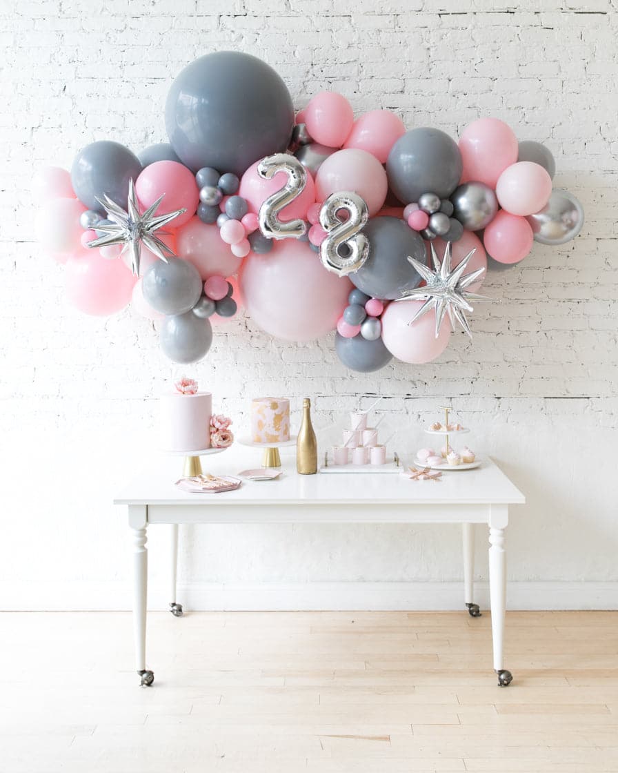 Pink Chic – Number Backdrop Balloon Garland Install Piece | Rental Pink Chic – Number Backdrop Balloon Garland Install Piece | Rental