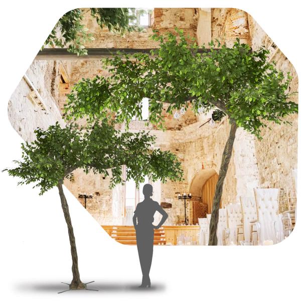 11ft Artificial Fig Leaf Tree, 27 Interchangeable Branches | ModTree™ Collection | Rental 11ft Artificial Fig Leaf Tree, 27 Interchangeable Branches | ModTree™ Collection | Rental