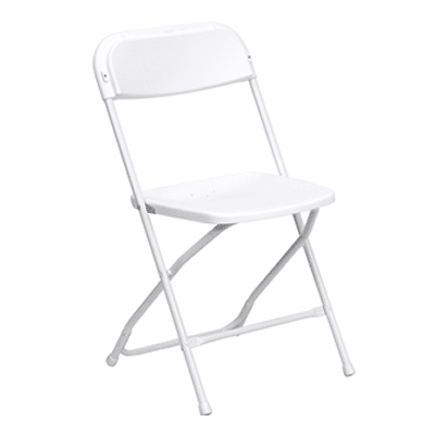 Feather XT™ Plastic Folding Chair – 800 lb Capacity – White | Rental Feather XT™ Plastic Folding Chair – 800 lb Capacity – White | Rental