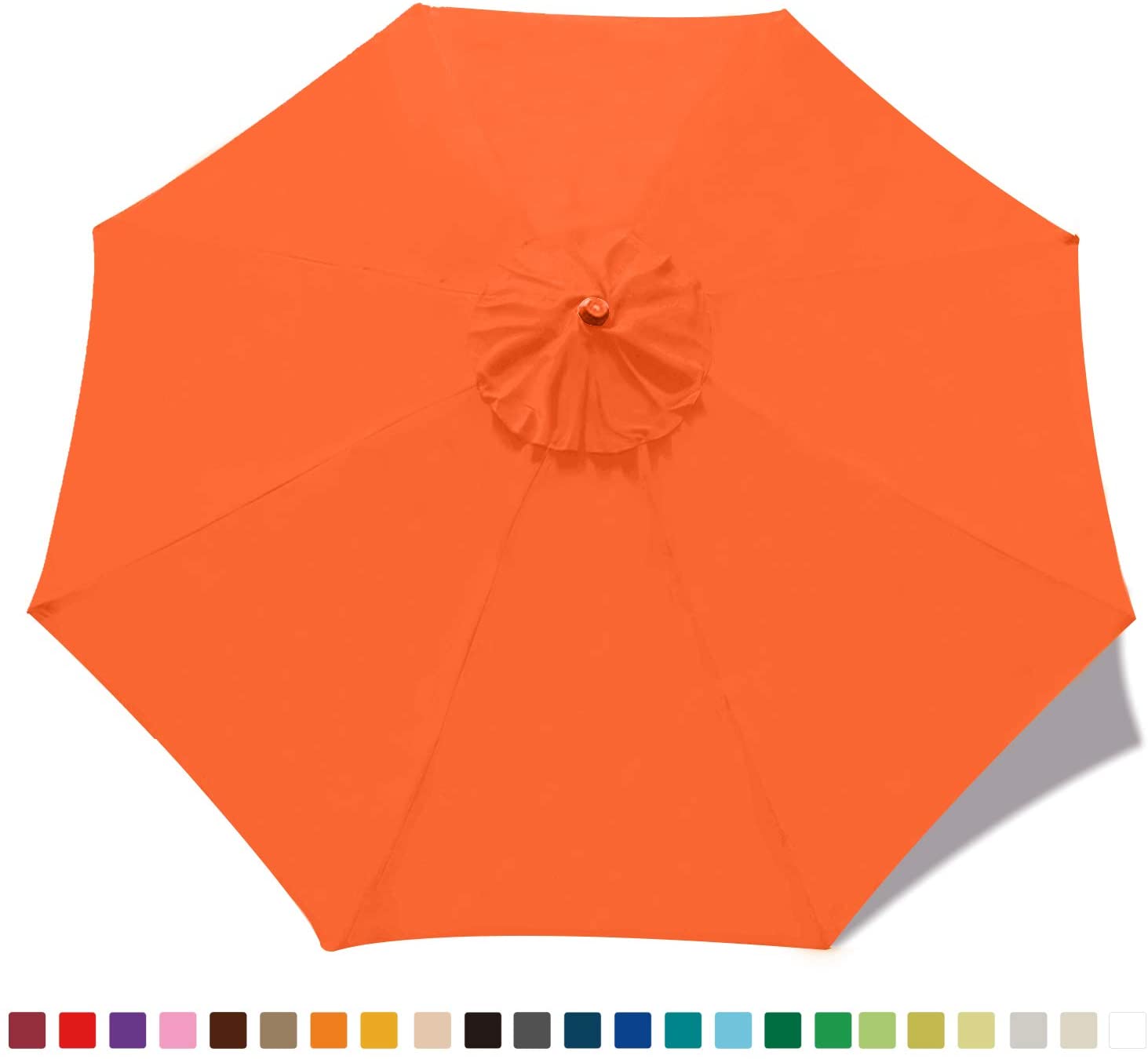 9′ Market Umbrella Kit – Orange | Rental 9′ Market Umbrella Kit – Orange | Rental
