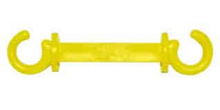 Plastic C Hook For Stanchion – Yellow | Rental