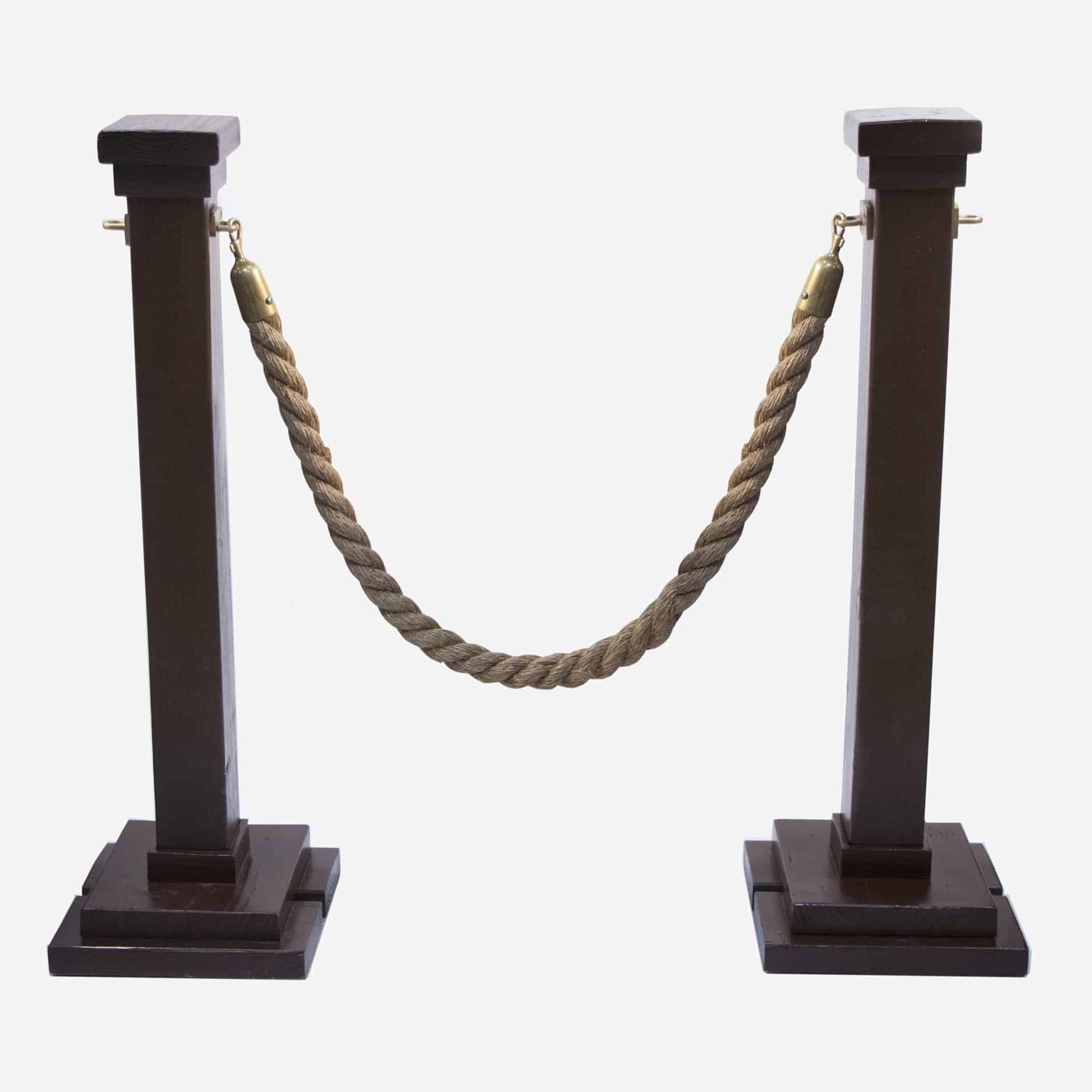 Wooden Amalfi Stanchion Post | Rental Wooden Amalfi Stanchion Post | Rental