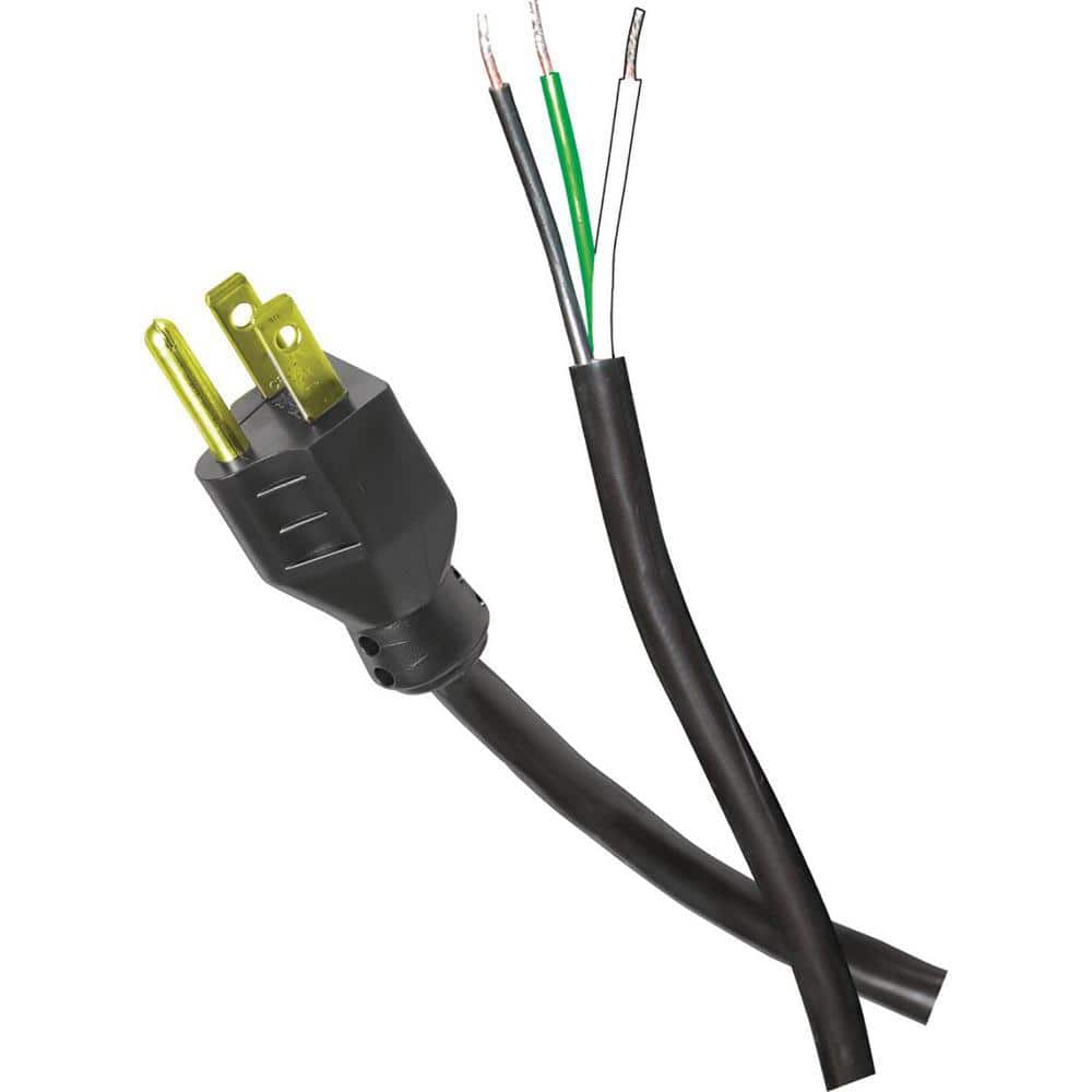 Husky — 9 ft. 14/3 Medium Duty Tool Replacement Cord, Black | Rental Husky — 9 ft. 14/3 Medium Duty Tool Replacement Cord, Black | Rental