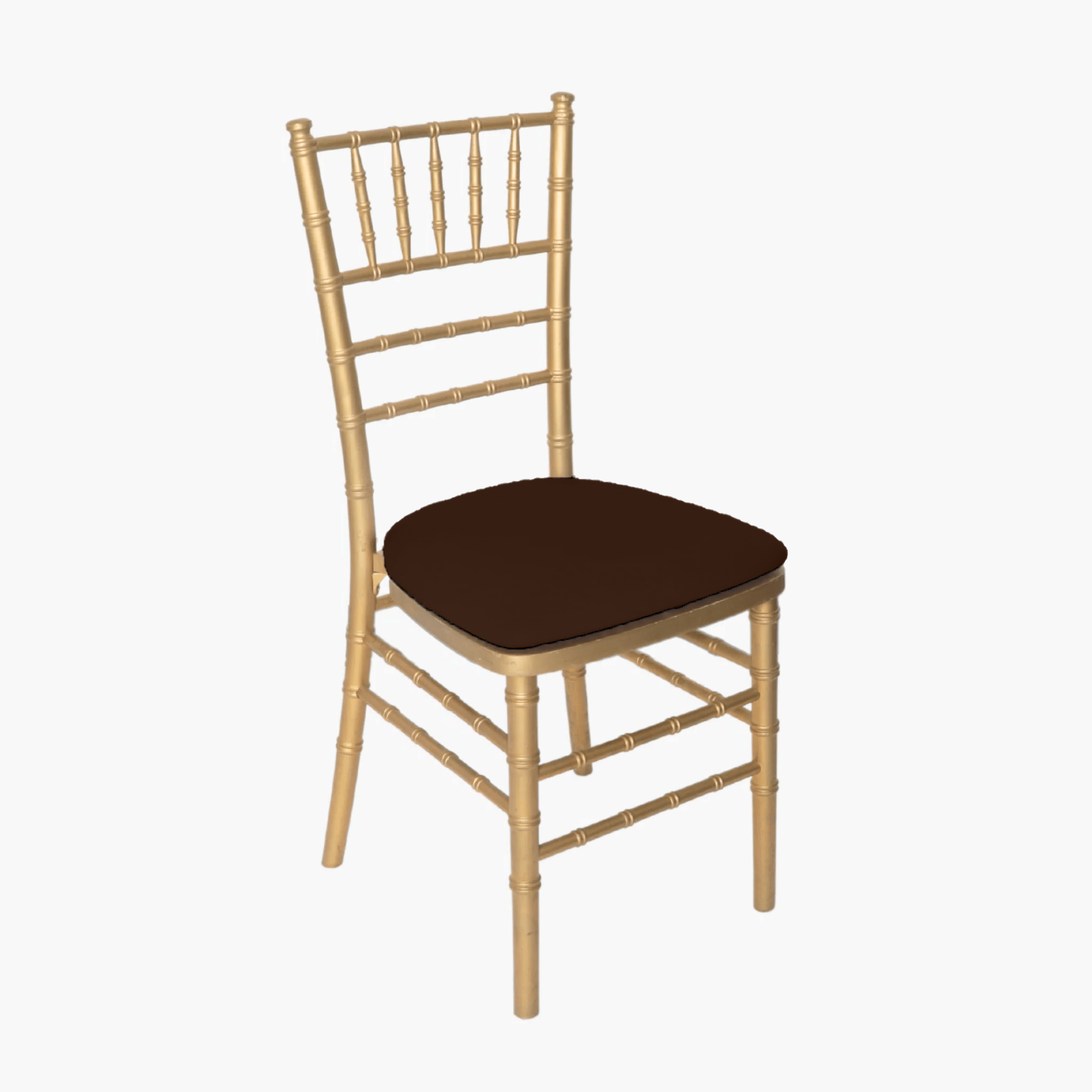 5 pcs/pk Spandex Chiavari Seat Pad Cover – Chocolate | Rental 5 pcs/pk Spandex Chiavari Seat Pad Cover – Chocolate | Rental