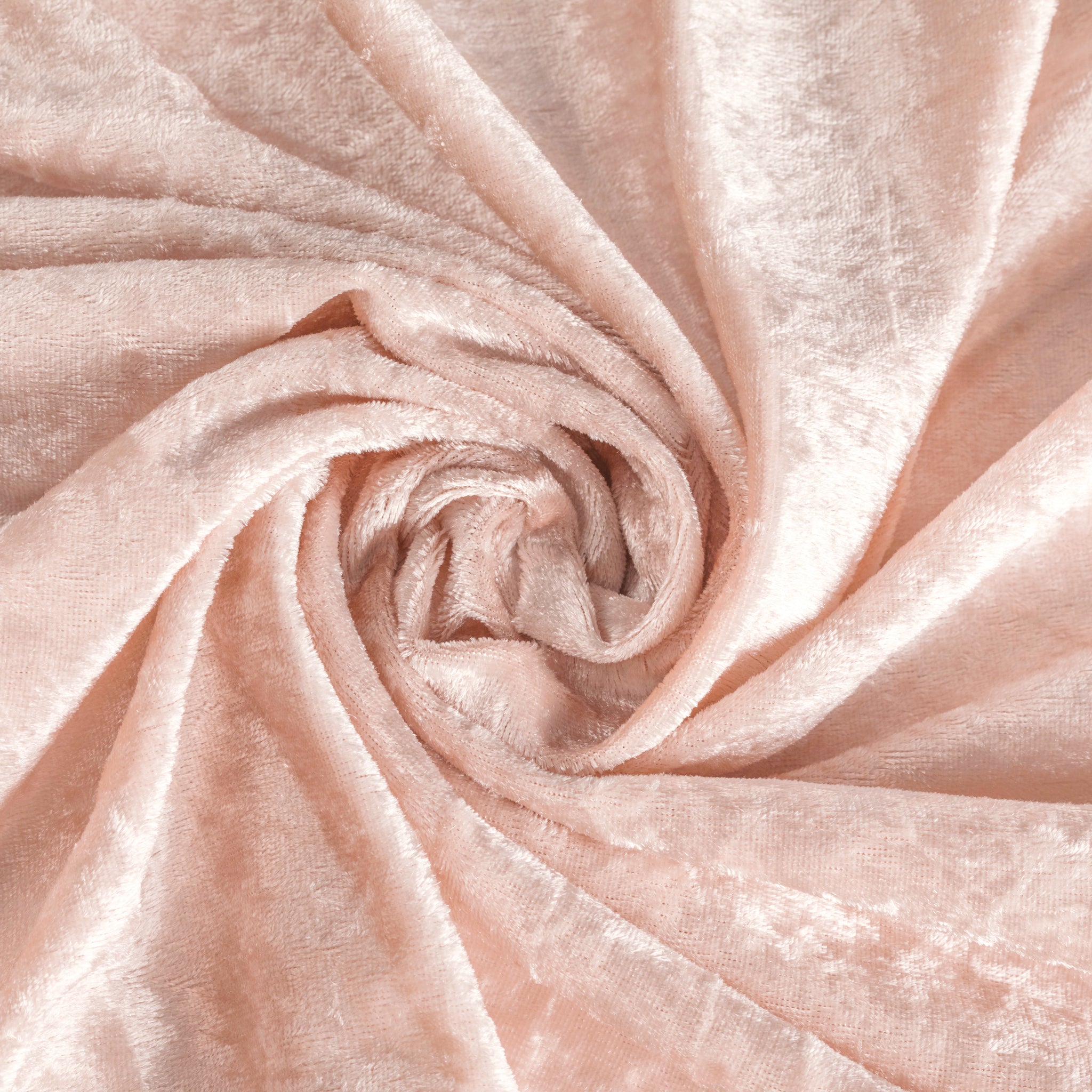 10 yards Velvet Fabric Roll – Blush/Rose Gold | Rental