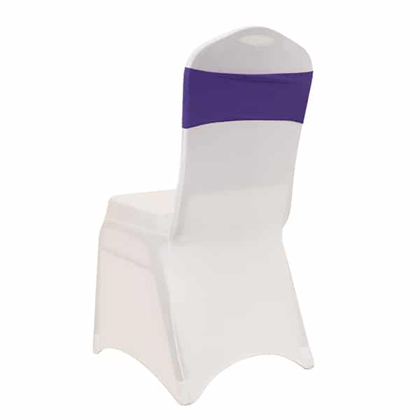 DecoStar™ 5″ Wide Spandex Chair Band – Purple – 10 PACKS | Rental DecoStar™ 5″ Wide Spandex Chair Band – Purple – 10 PACKS | Rental