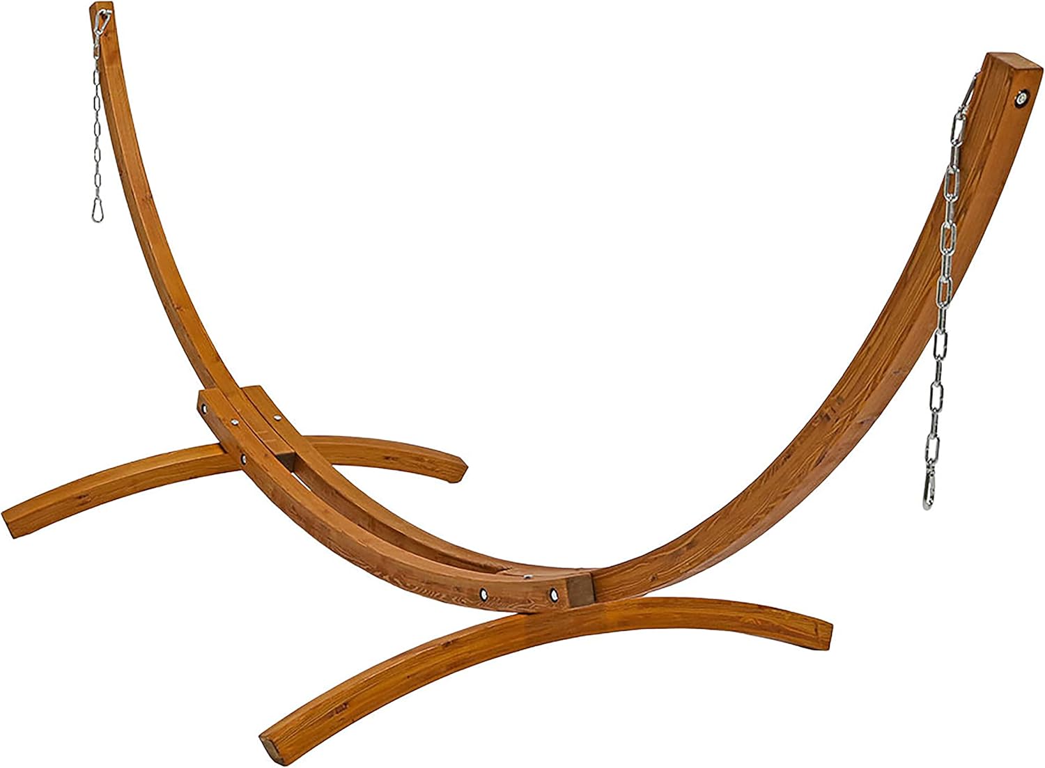 Curved Wood Hammock Stand Only – 2-Person Wooden Hammock Stand for Outside with 400-Pound Capacity- 12-Foot | Rental Curved Wood Hammock Stand Only – 2-Person Wooden Hammock Stand for Outside with 400-Pound Capacity- 12-Foot | Rental