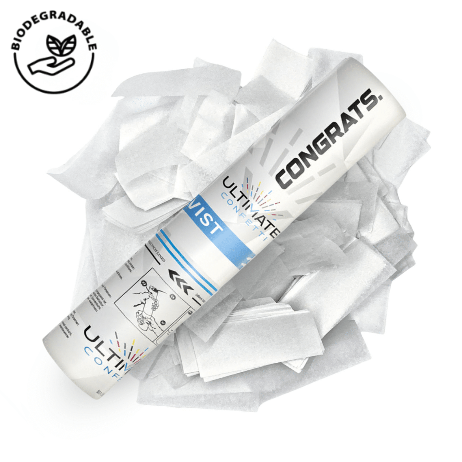 Congrats – Handheld Confetti POP Cannon (12″) | Rental