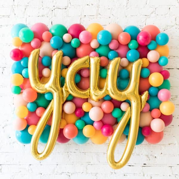 Tropical Time - YAY Balloon Backdrop Board - 30inx40in