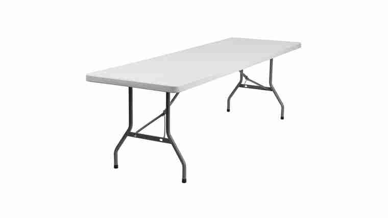 Banquet Table | Plastic | Rectangle | 8′ x 30″ | Rental Banquet Table | Plastic | Rectangle | 8′ x 30″ | Rental