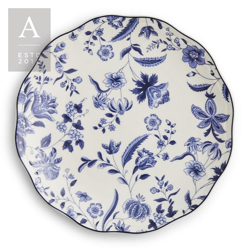 Eleanor Indigo Charger Plate