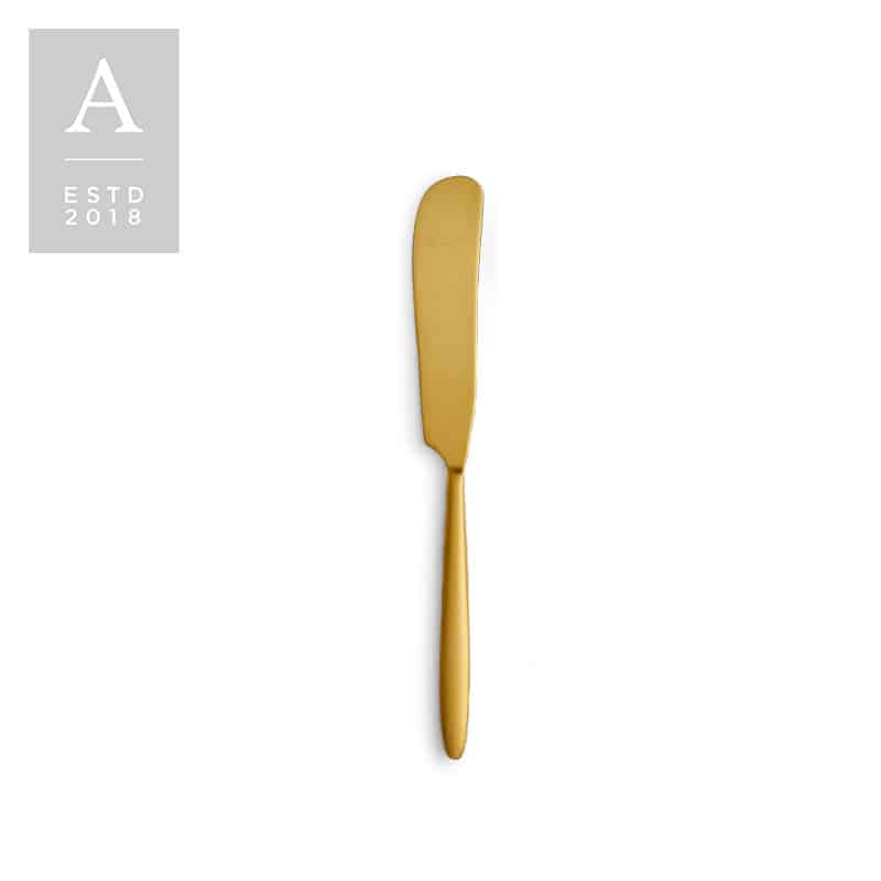 Muse Gold Brushed Butter Knife