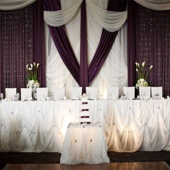 Replacement Cinderella “Stringed” Table Skirt – Skirt Only! | Rental