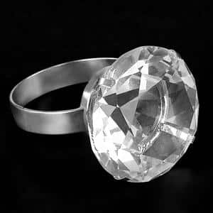 Diamond Ring Napkin Ring Holder – Silver | Used – Purchase | Rental