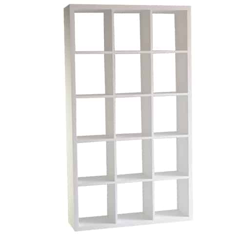 15 Box White Shelf Unit | Rental 15 Box White Shelf Unit | Rental