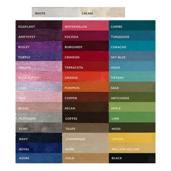 White - Shantung Satin “Capri” Tablecloth - Many Size Options